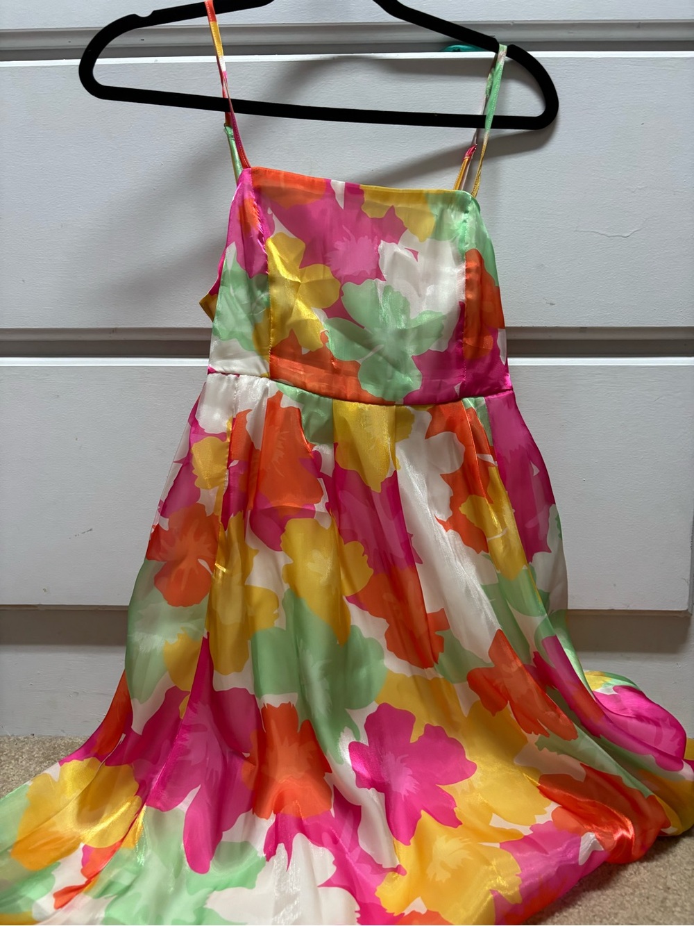 Floral Chiffon Mini Dress